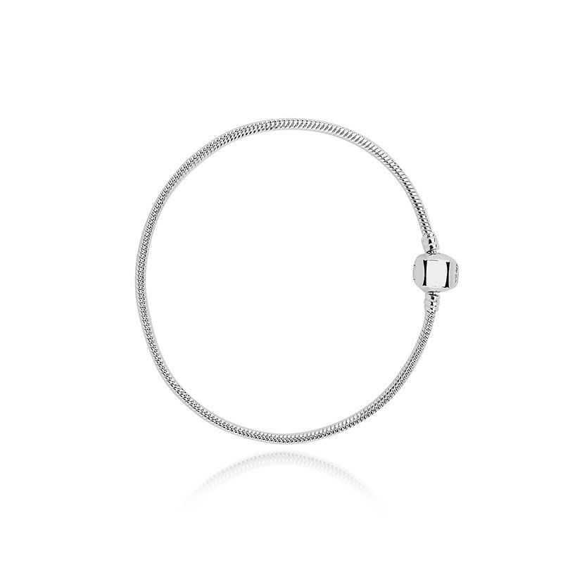 Pulseira Vita Lisa Fio Rígido Prata 925