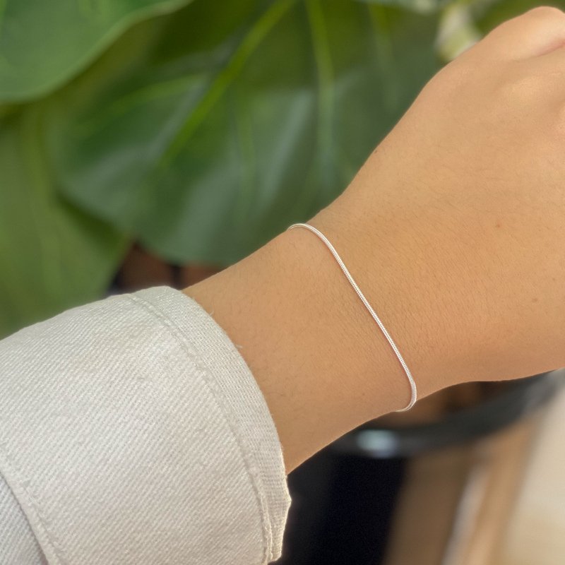 Pulseira Rabo de Rato Prata 925