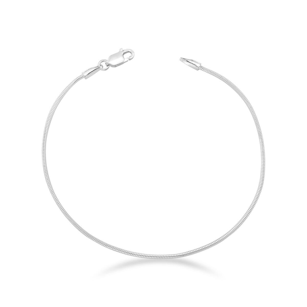 Pulseira Rabo de Rato Prata 925