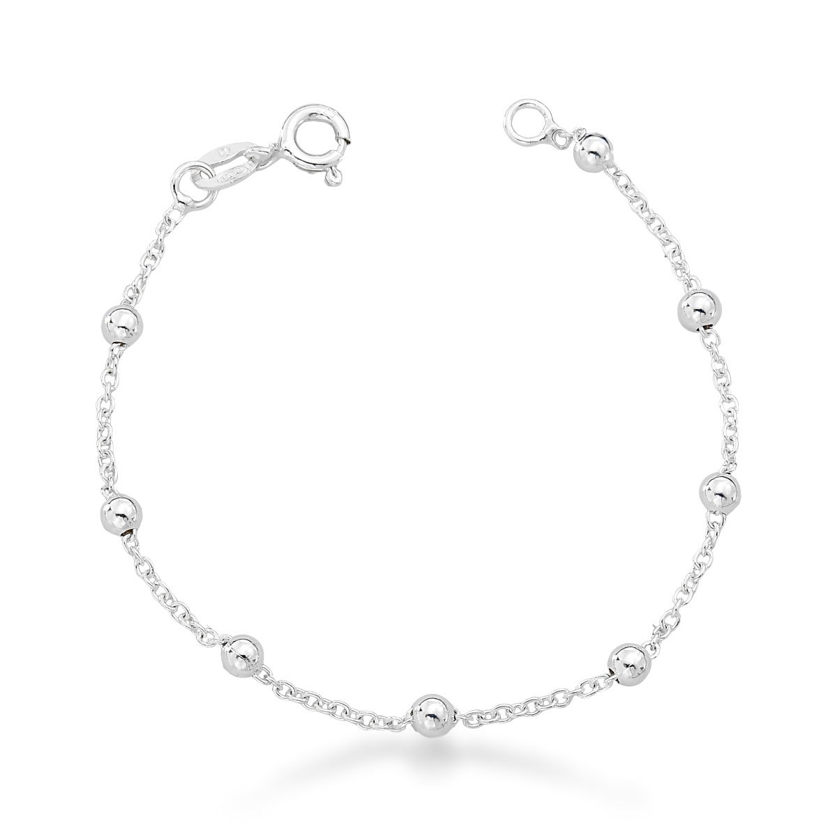 Pulseira Bolinhas Prata 925